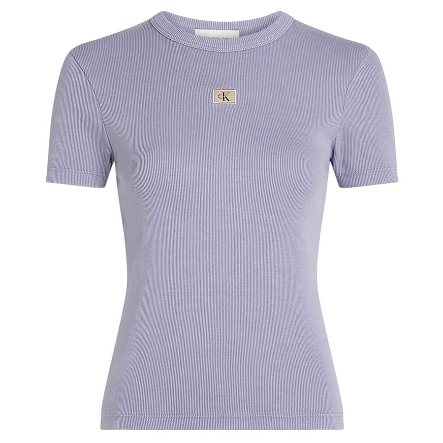 Washed Woven Label t-shirt maniche corte da donna Calvin Klein | J20J225244VFV